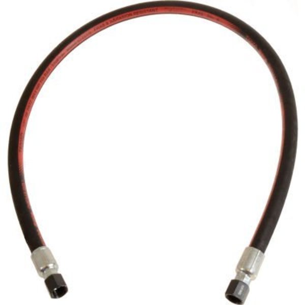 Alliance Hose & Rubber Co Ryco Hydraulic Hose Assembly, 1/2 In. x 120 In. 5000 PSI F+F JIC, Isobaric Braid T5008D-120-20402040-1212